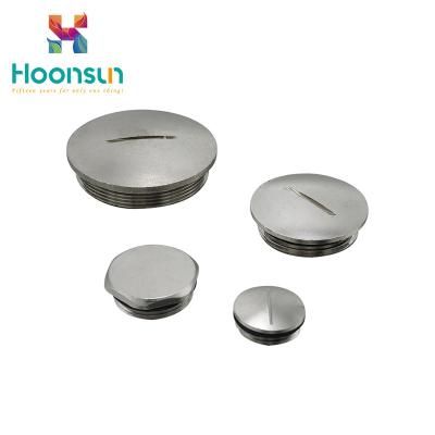 China Electroplating Cable Gland Accessories Hexagonal Screw Caps IP54 for sale