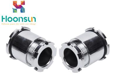 China JIS 20 3 / 4 Thread Chrome Plated Brass Cable Gland Marine Cable Connectors for sale