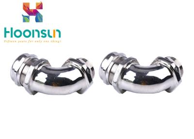 China Driflex conector de bronze folheado a níquel da mangueira flexível de 90 encaixes de mangueira do metal do grau à venda