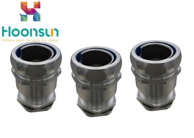 China Split Type Galvanized Steel SS304 Hose Pipe Fittings IP65 Salt Resistant for sale