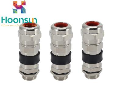 China Brass Explosion Proof Cable Gland M20×1.5 With Rubber Sealing for sale