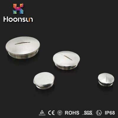 China Brass Metal Cable Gland Accessories Electroplating Hexagonal Screw Plugs for sale
