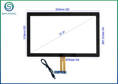 China 21.5” 2mm Front Glass Capacitive Touch Panel With USB Interface For POS Computing Systems for sale