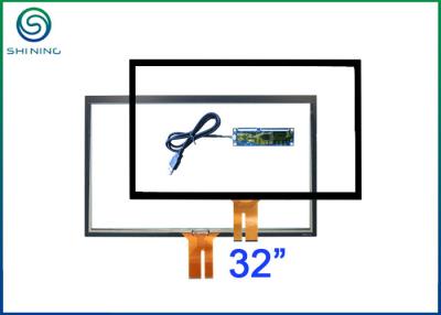 China Pantalla táctil capacitiva proyectada 32 pulgadas de Pcap con el regulador del USB y el cable del USB en venta