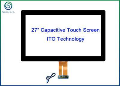 China Aspect Ration 16 / 9 Industrial Touch Screen 27 Inch Projected Capacitive Touch Panel for sale