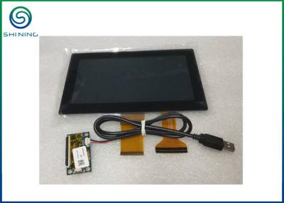 China 7 Inch 800x480 (1024x600) Wide Operating Temperature TFT-LCD With USB interface PCAP Touch Glass for sale
