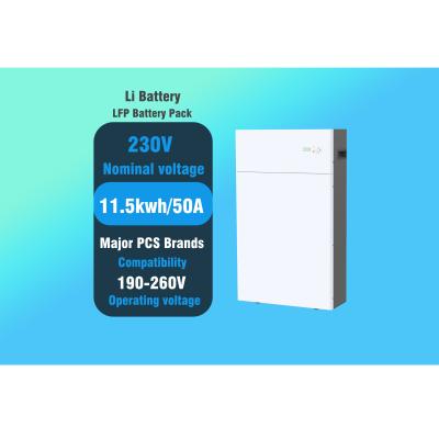 China LiFePo4 long term High Voltage Energy Storage Battery Pack 230V Safety Reliable for sale