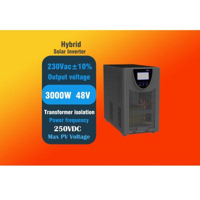 Chine Onduleur hybride solaire hors réseau XPI 3K avec isolation de transformateur de puissance 3KW à vendre