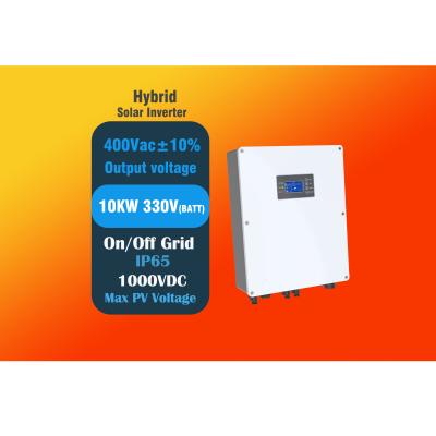 China 10KW 3 Phase Hybrid Inverter On Off Grid SolarMax Hybrid Inverter IP65 for sale