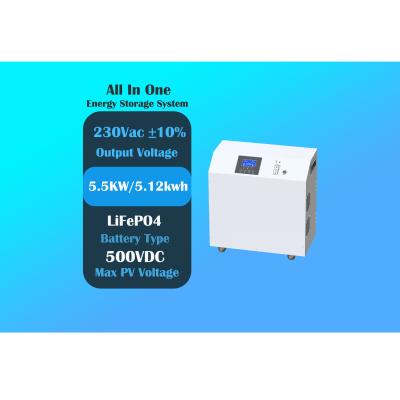 China All In One Mobile Energy Storage System 5.5KW Portable Power Storage for sale