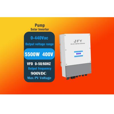 China 5.5KW  VFD Variable Frequency Solar pump Inverter General Purpose AC Drive Motor for sale