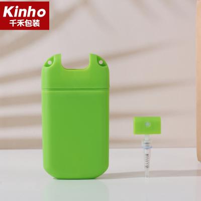 China 30ml Empty Perfume Bottles Refillable PP Credit Card Hand Sanitizer Spray for sale
