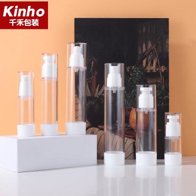 China Travel Cosmetic Airless Bottle 15-120ml Airless Pump Spray Bottle Serum Container for sale