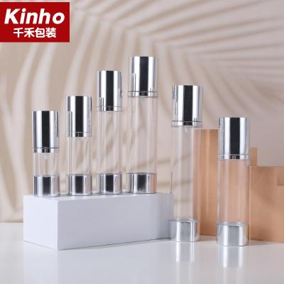China Aluminum Serum Cosmetic Airless Bottle 15ml 30ml 50ml 80ml 100ml 120ml AS Pump for sale