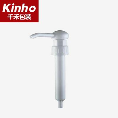 China Durable plastic 38/410 38/400 30CC Gallon Pump dispenser Screw Down Lock bottle syrup pump universal with large output for sale