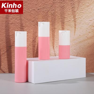 China Frasco de spray a vácuo cilíndrico PP Twist Switch CRC Skincare Cream Serum 15-50ml Airless Pump Base Base à venda