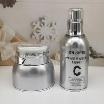 China 30ml 50ml 100ml Emulsion Cosmetic Airless Bottle 30g 50g  Big Belly  Cream Jar for sale