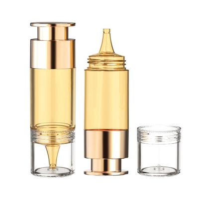 China 15ml Cosmetic Airless Bottle Liquid Foundation Essence Bottle With Filler Part Tab for sale