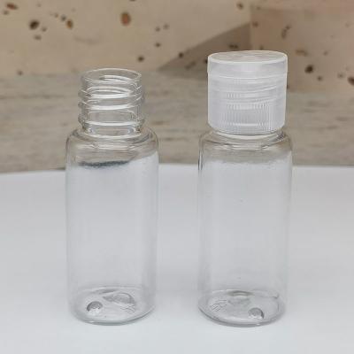 China 20ml 18/410 Portable Plastic PET Cosmetic Lotion Bottle With Cap Pump Sprayer for sale
