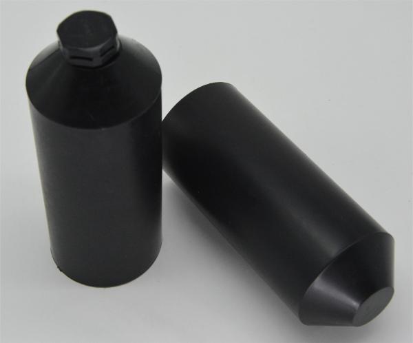 Quality IP67 Black Heat Shrink End Caps Flammability UL 224 VW-1 for sale