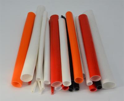 China 1mm-40mm Glass Fiber Insulation Sleeving With High Arc Resistance for sale