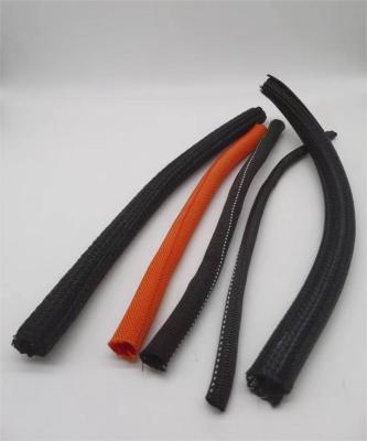 China PET Expandable Braided Cable Sleeving Temperature Resistant for sale
