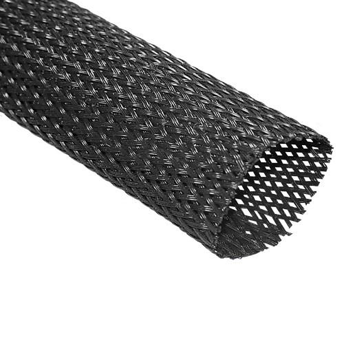 Quality Expandable Braided Pet Black Cable Sleeve Flammability UL94 V2 for sale