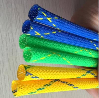 China UL Approved PET Expandable Braided Sleeve Wear Resistant for sale