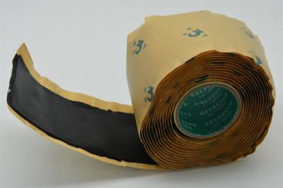 China Zelfdichtend elektrisch rubberen siliconenband zelfklevende sterkte 6,3 N/cm Te koop