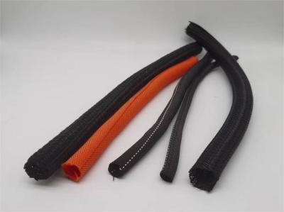 China Self Wrapping Expandable Pet Braided Sleeving Flammability UL94V-2 for sale