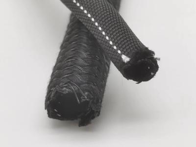 Κίνα Μαύρο πετ πλεγμένο αυτοσυσκευασμένο μανίκι υψηλή ευελιξία προς πώληση
