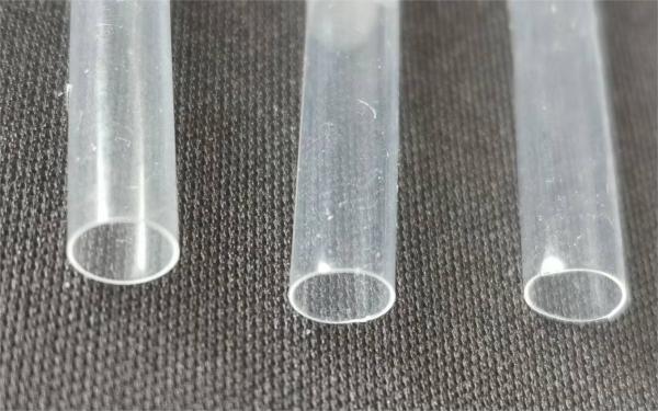 Quality Transparent Thin Wall PVDF Heat Shrink Tubing Semi-rigid Polyvinylidene Fluoride for sale