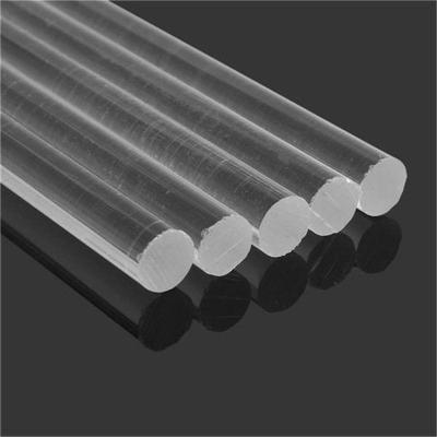 China Edge Polishing Solid Clear Acrylic Rod Cast Acrylic Rods Scratch Resistant for sale