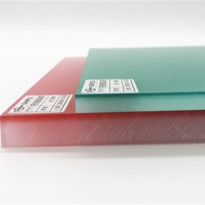 Cina 12 mm di alta lucentezza fogli di acrilico bicolore trasparente Perspex fogli di acrilico OEM in vendita