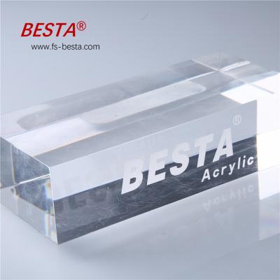 China 50 mm 150 mm extra dikke PMMA transparante acrylplaten slijtvastheid Te koop