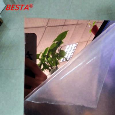 Chine 300x400x2mm feuilles de miroir acrylique autoadhésif miroir à sens unique feuille de plastique à vendre
