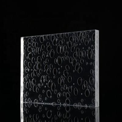 China Folha de acrílico de espessura de 30 mm a 50 mm, painel de parede de bolhas de água acrílica à venda