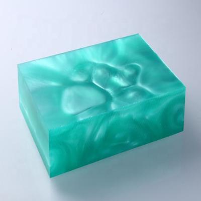 Chine Surface solide effet marbre feuille acrylique armoire de cuisine feuille acrylique 25mm-60mm à vendre