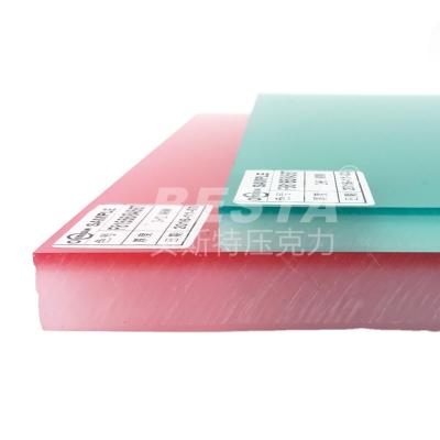China PMMA Plexiglass Double Layer Acrylic Sheet For Office Workstation for sale