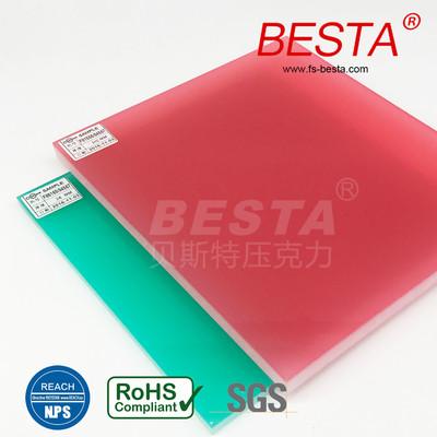 China Onbreekbaar 2 kleuren acrylplaat Twee laag acrylplaat 2mm-60mm Te koop