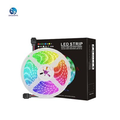 China High Quality Custom 12v 5050 5M Waterproof Cuttable Us Light Smd RGB Cool White LANDSCAPE White Led Strip for sale