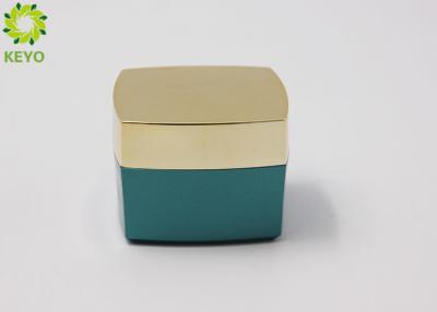China Luxury Square Cosmetic Cream Jar , Custom Color 50g Acrylic Cosmetic Containers for sale