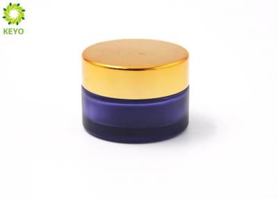 China Custom Color Small Cosmetic Containers 10g Glass Material Made For Eye Cream for sale