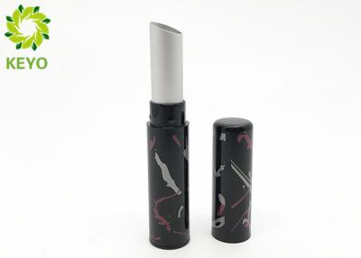 China Black Plastic Lipstick Tubes For Cosmetic Packaging , Empty Lipstick Containers for sale