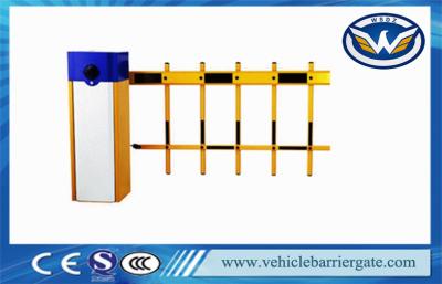 China 6 Meter IP44 Automatic Barrier Gate Parking Lot Retractable Barrier Gates With Wire Control for sale