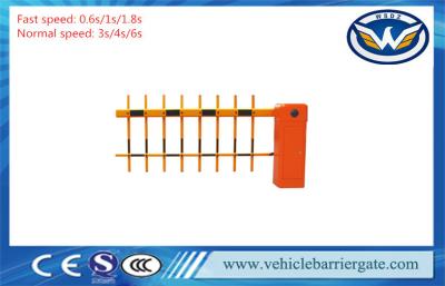 China Automatic Straight Boom Car Park Entrance Barriers With 2 Fence Arm for sale