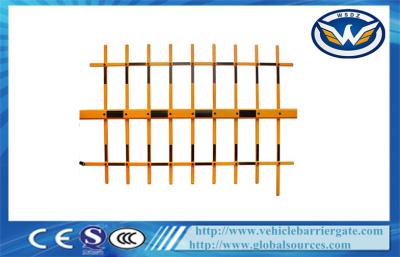 China Aluminium Alloy Three Fence Boom Barrier Gate Arm 1.2MM Thickness for sale