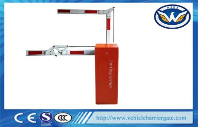 China Foldable Arm Automatic Boom Gates , Rfid Based Traffic Barrier Gate Management System for sale