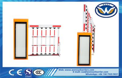 China Advertising Car Park Barriers Airborne Remote Control DC Motor Parking Barrier Gate for sale