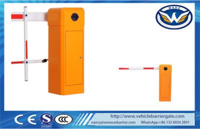 China 220V/110VAC Motor Road Safety Barrier Gate Vehicle Barrier Gate With Arm Reversing Te koop